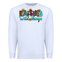 White raising wild things Premium Sweatshirt - RanaPortraitStore