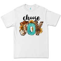 White Western Choose Joy Premium Tee - FaDigitalArtStudio