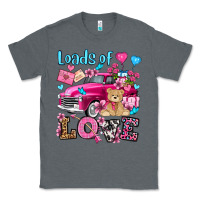Charcoal Heather loads of love valentine's day olivia Classic Tee - OliviaCreatesArt