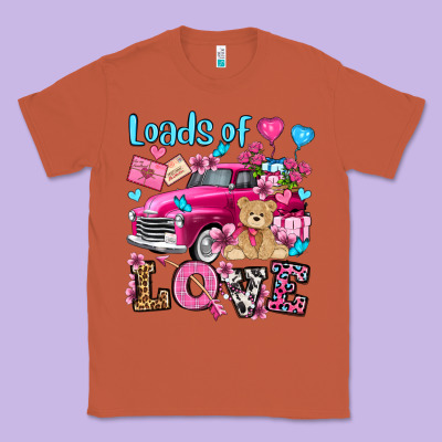 Loads Of Love Valentine's Day Olivia Classic Tee Designed By Oliviacreatesart