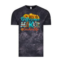 Cloud Black difference maker teacher life Vintage Tee - BundleAndBundleShop