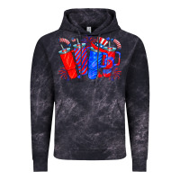 Cloud Black american obsessive cup Vintage Hoodie - CowhideDigitalArt