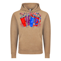 Vintage Coffee american obsessive cup Vintage Hoodie - CowhideDigitalArt