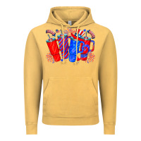 Vintage Mustard american obsessive cup Vintage Hoodie - CowhideDigitalArt