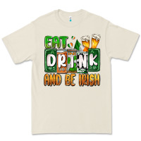 Bone St. Patrick's Eat drink and be Irish Premium Tee - OliviaCreatesArt
