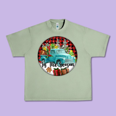 Tis The Season Truck Urban Heavy Tee Designed By Fadigitalartstudio