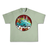 Oil Green Tis The Season Truck Urban Heavy Tee - FaDigitalArtStudio