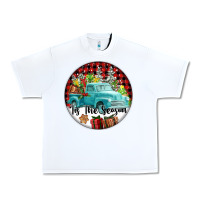 White Tis The Season Truck Urban Heavy Tee - FaDigitalArtStudio