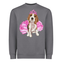 Storm balerina beagle with tutu Heavyweight Sweatshirt - RanaPortraitStore