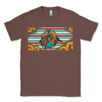 Chestnut bucking bronco aztec shape license plate Classic Tee - Artiststas