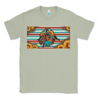 Matcha bucking bronco aztec shape license plate Classic Tee - Artiststas