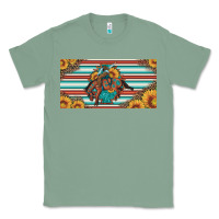 Sage bucking bronco aztec shape license plate Classic Tee - Artiststas