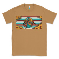 Toasted Coconut bucking bronco aztec shape license plate Classic Tee - Artiststas
