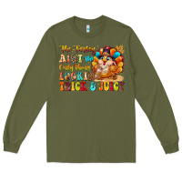 Army Green thanksgiving turkey humor Long Sleeve Tee - CowhideDigitalArt