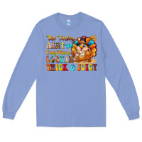 Colony Blue thanksgiving turkey humor Long Sleeve Tee - CowhideDigitalArt