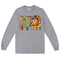 Heather Grey thanksgiving turkey humor Long Sleeve Tee - CowhideDigitalArt