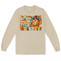 Mushroom thanksgiving turkey humor Long Sleeve Tee - CowhideDigitalArt