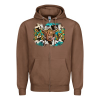 Chestnut highland cow mom Zipper Hoodie - JahusDesignShop