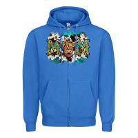 True Royal highland cow mom Zipper Hoodie - JahusDesignShop