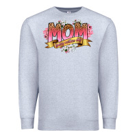 Heather Grey mom happy mothers day Premium Sweatshirt - RanaPortraitStore
