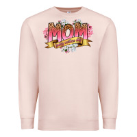 Pale Pink mom happy mothers day Premium Sweatshirt - RanaPortraitStore