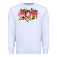 White mom happy mothers day Premium Sweatshirt - RanaPortraitStore