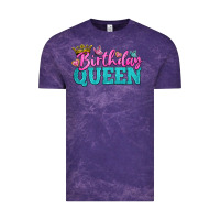 Cloud Purple birthday queen Vintage Tee - BundleAndBundleShop