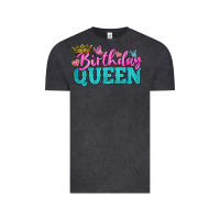 Vintage Black birthday queen Vintage Tee - BundleAndBundleShop