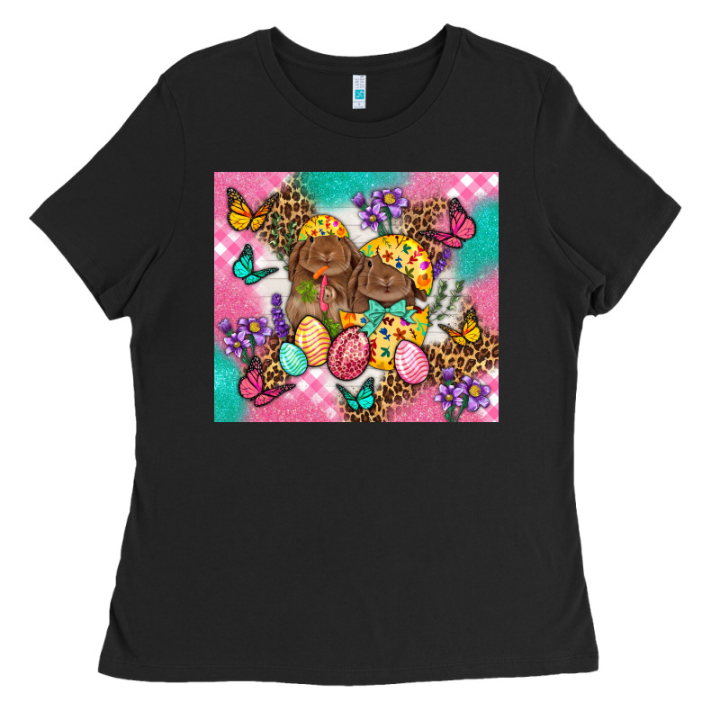 Easter Bunnies And Egg Tumbler Ladies Tee by BundleAndBundleShop | Teevron