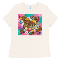Bone Easter Bunnies And Egg Tumbler Ladies Tee - BundleAndBundleShop