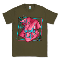 Army Green nurse scrub life olivia Classic Tee - OliviaCreatesArt