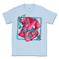 Dusty Blue nurse scrub life olivia Classic Tee - OliviaCreatesArt