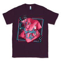 Plum nurse scrub life olivia Classic Tee - OliviaCreatesArt