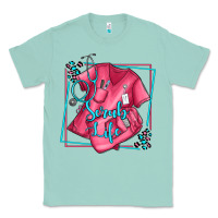 Seafoam nurse scrub life olivia Classic Tee - OliviaCreatesArt