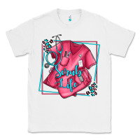 White nurse scrub life olivia Classic Tee - OliviaCreatesArt