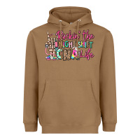 Toasted Coconut rockin the night shift cna life Heavyweight Hoodie - RanaPortraitStore