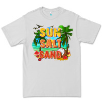 Dove Grey Sun salt sand Premium Tee - FaDigitalArtStudio