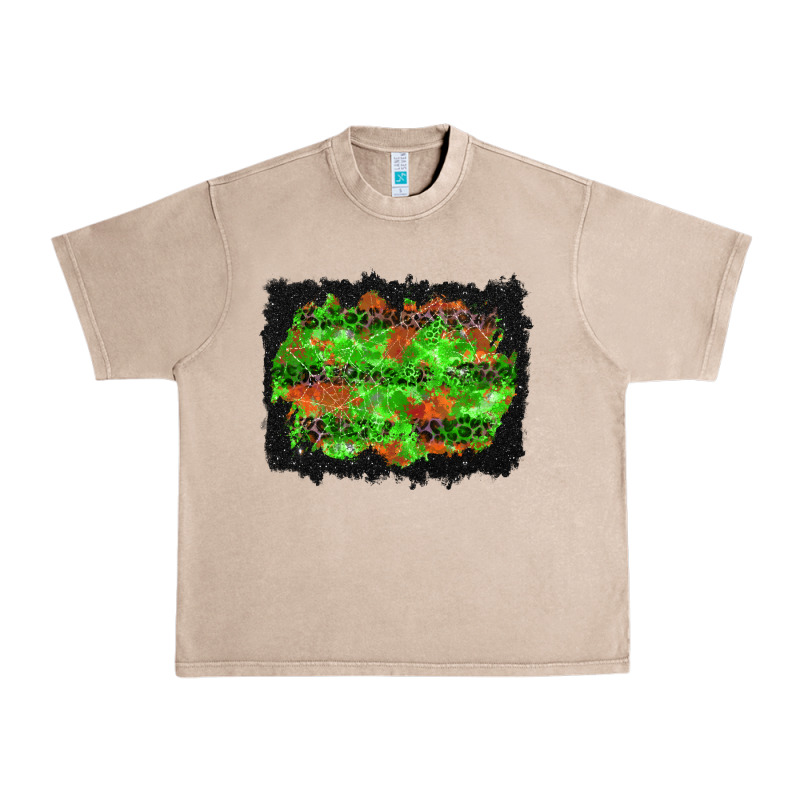 Halloween Leopard Lines Background Urban Heavy Tee by BundleAndBundleShop | Teevron