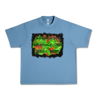 Pebble Blue halloween leopard lines background Urban Heavy Tee - BundleAndBundleShop