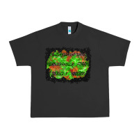 Pigment Black halloween leopard lines background Urban Heavy Tee - BundleAndBundleShop