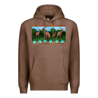 Chestnut parasaurolophus sippy cup Premium Hoodie - Artiststas