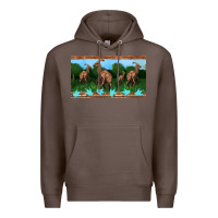 Coffee parasaurolophus sippy cup Premium Hoodie - Artiststas