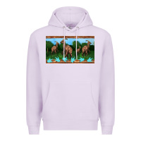 Lilac parasaurolophus sippy cup Premium Hoodie - Artiststas