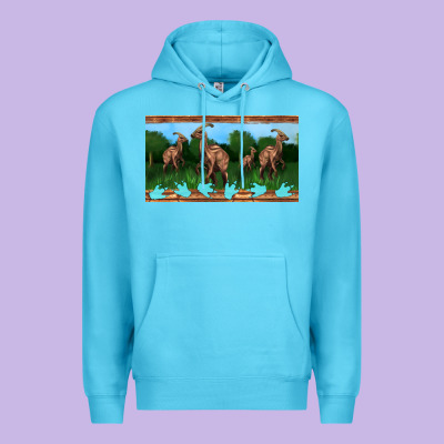 Parasaurolophus Sippy Cup Premium Hoodie Designed By Artiststas