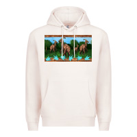 Pale Pink parasaurolophus sippy cup Premium Hoodie - Artiststas