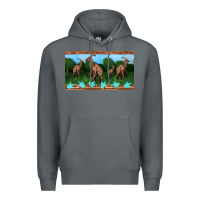 Rock parasaurolophus sippy cup Premium Hoodie - Artiststas