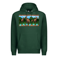 Sports Green parasaurolophus sippy cup Premium Hoodie - Artiststas