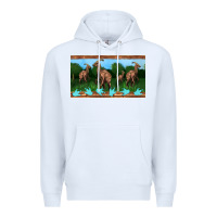 White parasaurolophus sippy cup Premium Hoodie - Artiststas