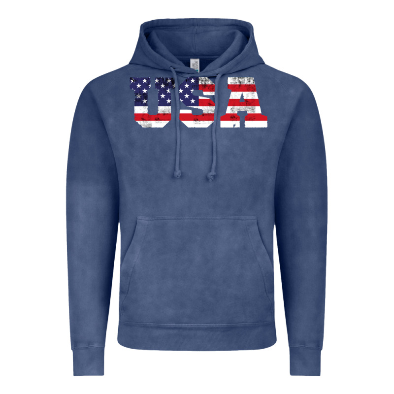 Usa Vintage Hoodie by DesigneFamous | Teevron