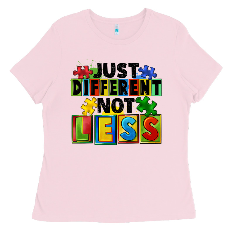 Just Different Not Less Ladies Tee by FaDigitalArtStudio | Teevron